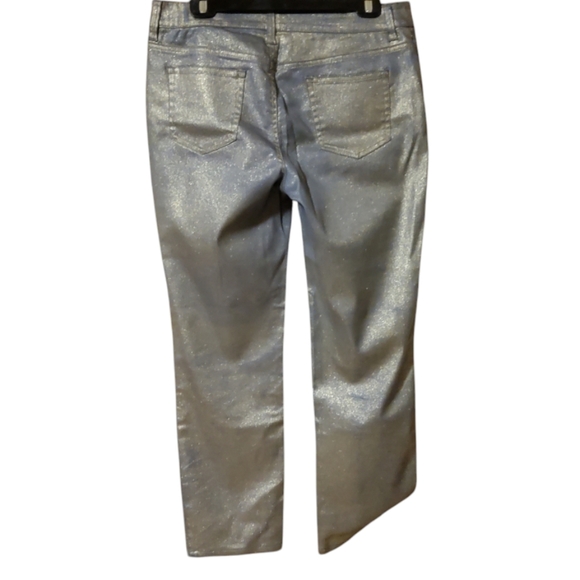CHICO Metallic Silver Jeans - Picture 5 of 7